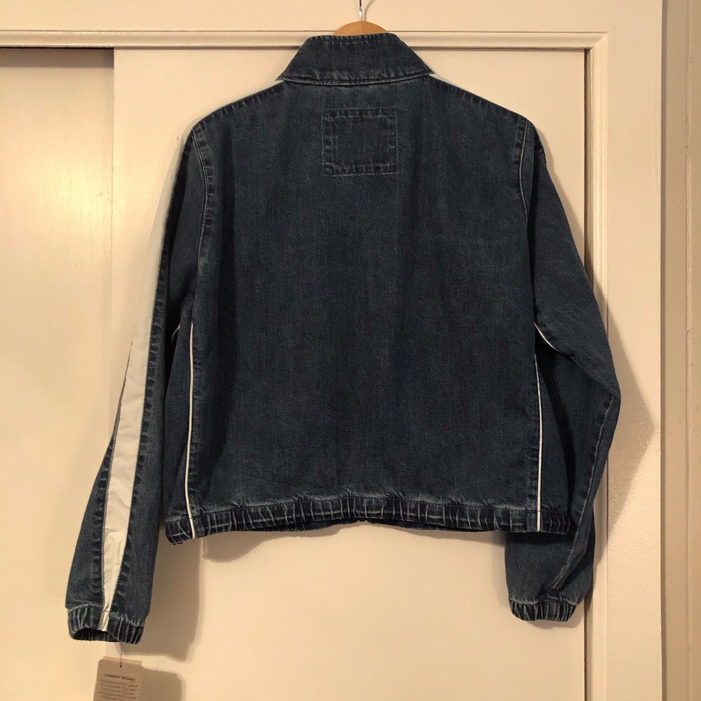 NWT Levi's Side Stripe Denim Jacket SZ L - Picture 3 of 7